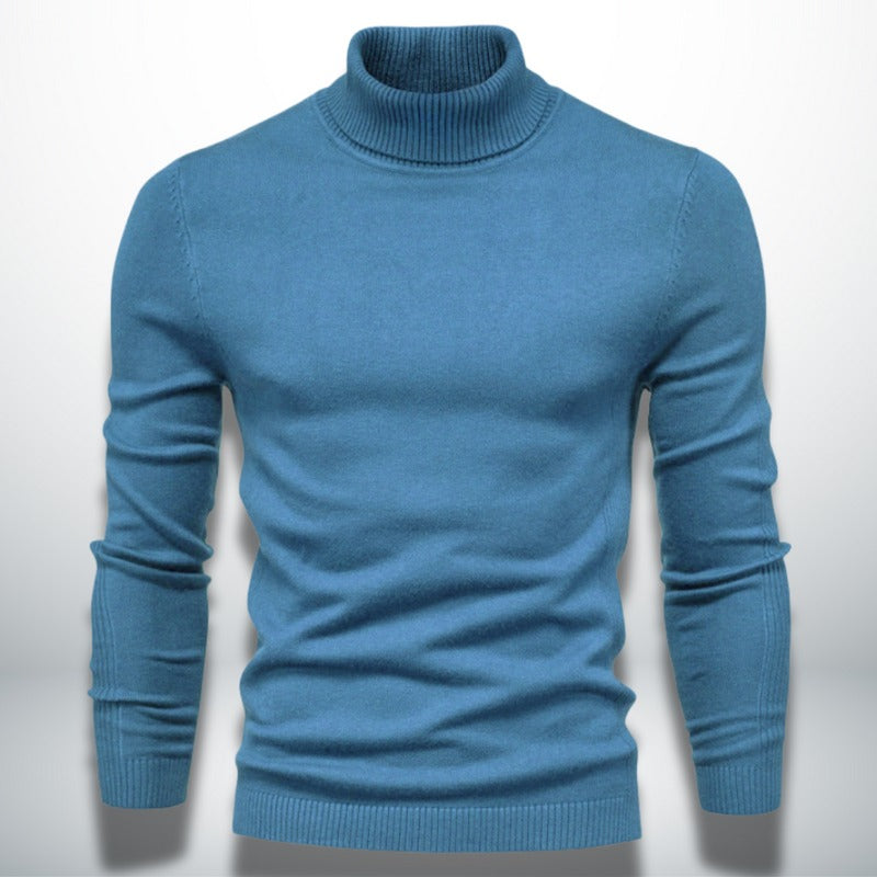 Elegante maglione a collo alto